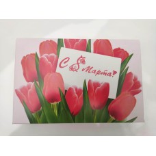 Коробка "З 8 Березня" для еклерів, 225*150*60