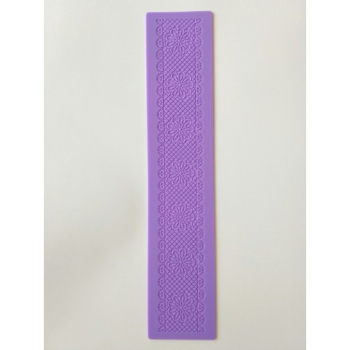 Силіконовий килимок (матовий) для айсингу "Квітка". Розміром 390*80 мм.