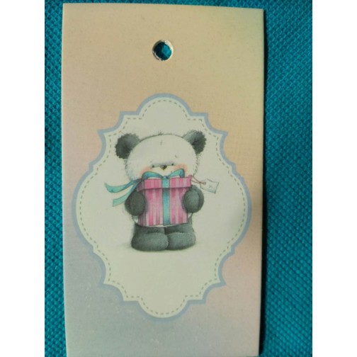 Бірка Ведмедик №4, 20шт