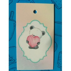 Бірка Ведмедик №7, 20шт