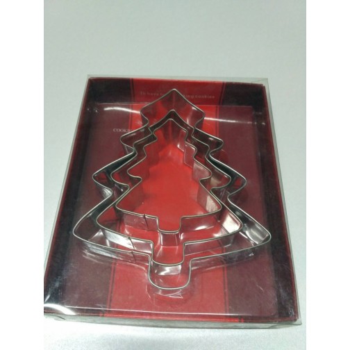 Металева вирубка для пряників "Ялинка"