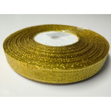 Стрічка парча "Золото", 10 мм