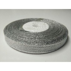 Стрічка парча "Срібло", 10 мм