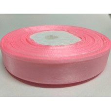 Стрічка атласна рожева 12мм