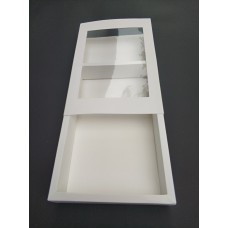 Коробка для еклерів із вікном, 240*150*42