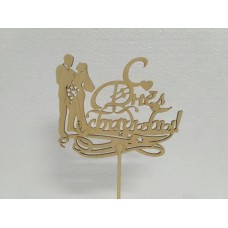 Топер" З Днем Весілля"