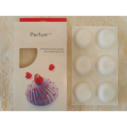 Силіконова форма Парфуми.Розмір 77 мм.,висота 37,5 мм.-6 шт.