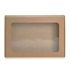 Упаковка для пряників та макаронс, крафт 220*150*30