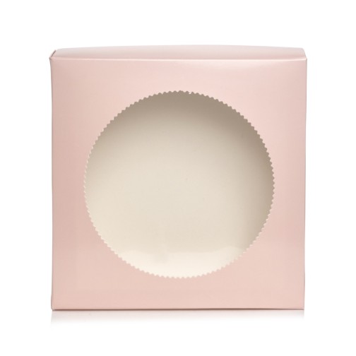 Коробка для пряників "Коло" пудра, 200*200*35