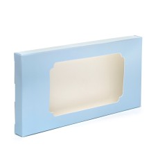 Коробка для плитки шоколаду "Блакитна 3", 160*80*15