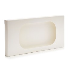 Коробка для плитки шоколаду "Біла 1", 160*80*15