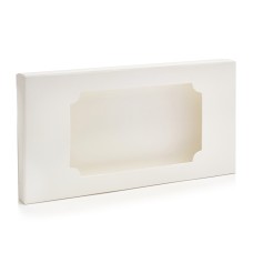 Коробка для плитки шоколаду "Біла 2", 160*80*15