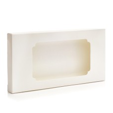 Коробка для плитки шоколаду "Біла 3", 160*80*15