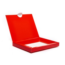 Коробка для цукерок, шоколаду "Червона", 145*110*15