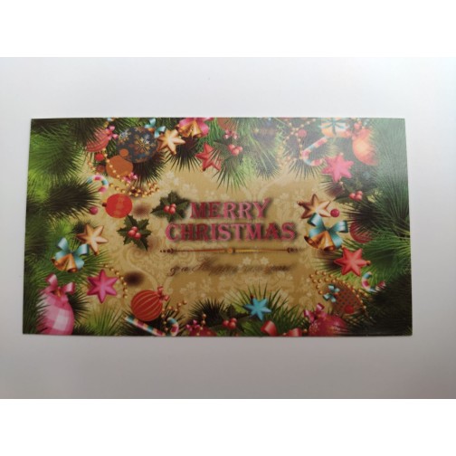 Бірка "Merry Christmas & Happy new year", 20 шт.