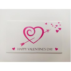 Бірка "Happy Valentine's Day", №4, 50*90, 20 шт.