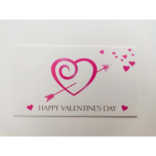 Бірка "Happy Valentine's Day", №4, 50*90, 20 шт.