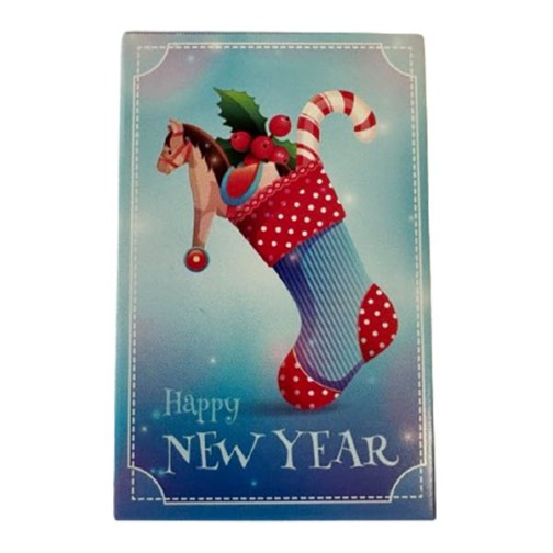 Бірка “Happy New Year” №1, 50*75, 20 шт.