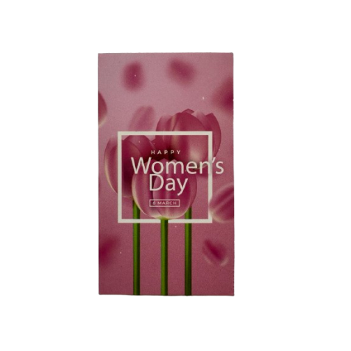 Бірка "Happy Women's Day", 50*90, 20 шт.