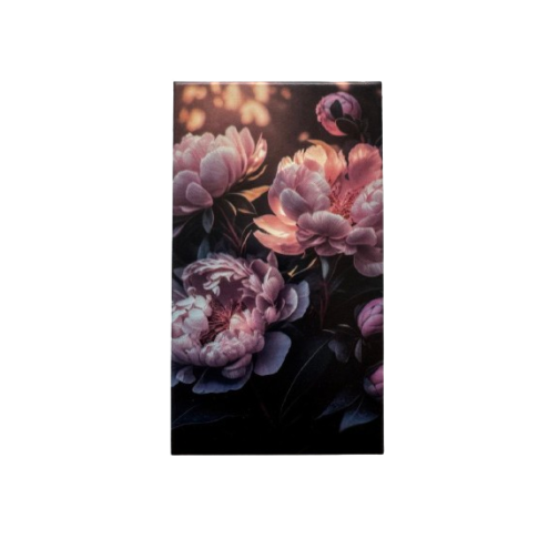 Бірка "Півонії", 50*90, 20 шт.