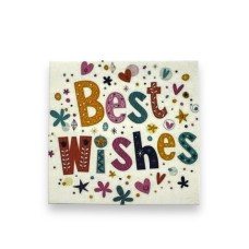 Листівка "Best wishes", 88*88