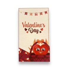 Бірка "Happy Valentine's Day" №12, 50*90, 20 шт.