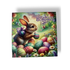 Бірка "З Великоднем", 90*90, 1 шт.