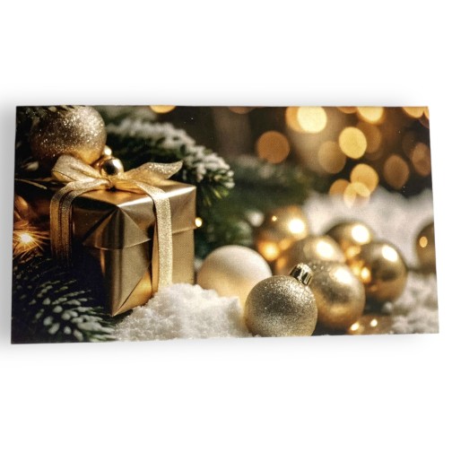 Листівка «Новорічні прикраси» №1, 50*90, 20 шт.