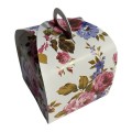 Бонбоньєрка "Квіти" біла, 110*110*110