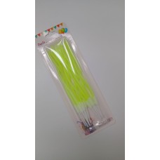 Свічки хвилясті лимон глянцеві, 12 шт.