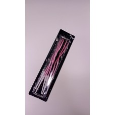 Свічки хвилясті пильна троянда глянцеві, 6 шт.