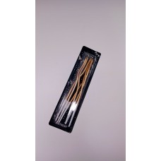 Свічки хвилясті бронза глянцеві, 6 шт.