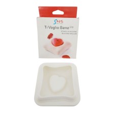 Силіконова форма "Серце на подушці", 120*120*36