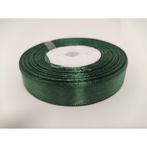 Стрічка атласна "Смарагд", 12 мм