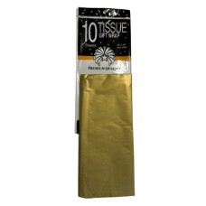 Папір тиш'ю з перламутром "Золото", 650*500, 10 шт.