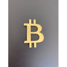 Топпер акриловий "Bitcoin" з заднім кріпленням, 40*60