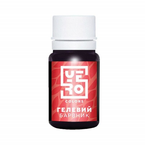 Гелевий барвник YERO корал, 20 мл