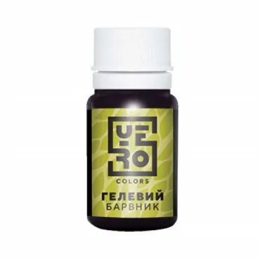 Гелевий барвник YERO оливка, 20 мл
