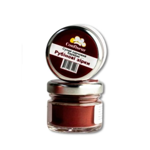 Барвник Confiseur сухий жиророзчинний "Рубінові зірки", 30 мл