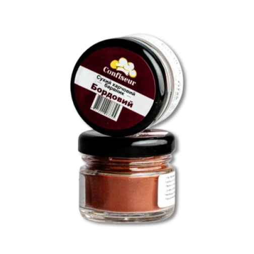 Барвник Confiseur сухий жиророзчинний "Бордовий", 30 мл