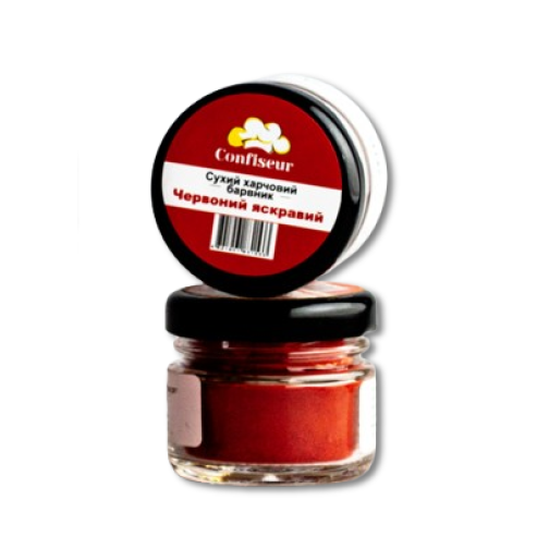 Барвник Confiseur сухий жиророзчинний "Червоний яскравий", 30 мл