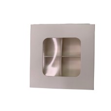 Коробка для 4 цукерок з бортиком, 110*110*30