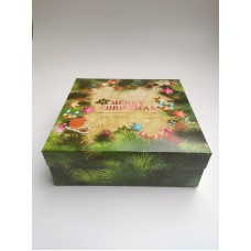 Коробка на 9 капкейків "Merry Christmas & Happy new year", 250*240*90мм