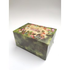 Коробка на 2 капкейки "Merry Christmas & Happy new year", 160*110*85мм