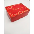 Коробка "I love you" на 6 капкейків, 240*180*90