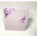 Коробка для 2 капкейків, маффінів, кексів "Лилова", 160*110*85