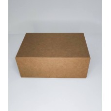 Коробка для 6 капкейків із крафта без вікна, 240*180*90мм