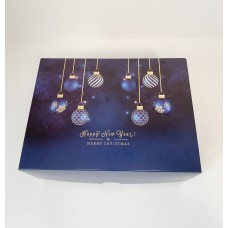 Коробка для 6 капкейків «Кульки» з тисненням, 240*180*90мм