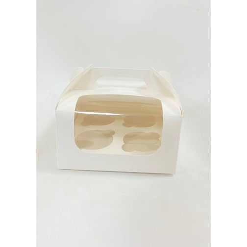 Коробка для 4 капкейків, 170*170*90мм