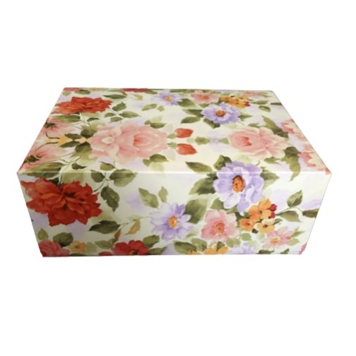 Коробка на 6 капкейків "Півонії", без вікна, 240*180*90мм